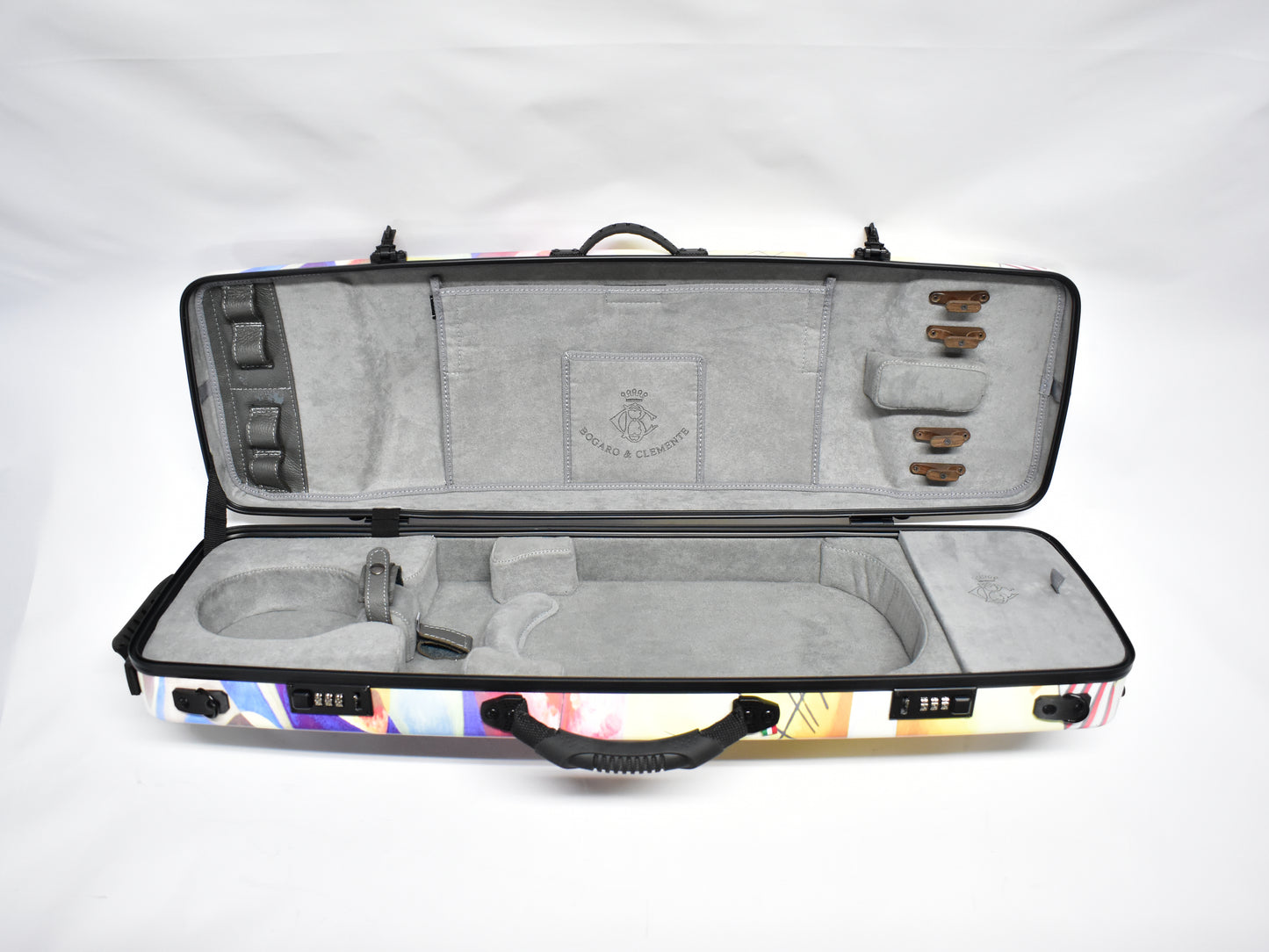 Carbon fiber case for violin and bow Nicole model #51