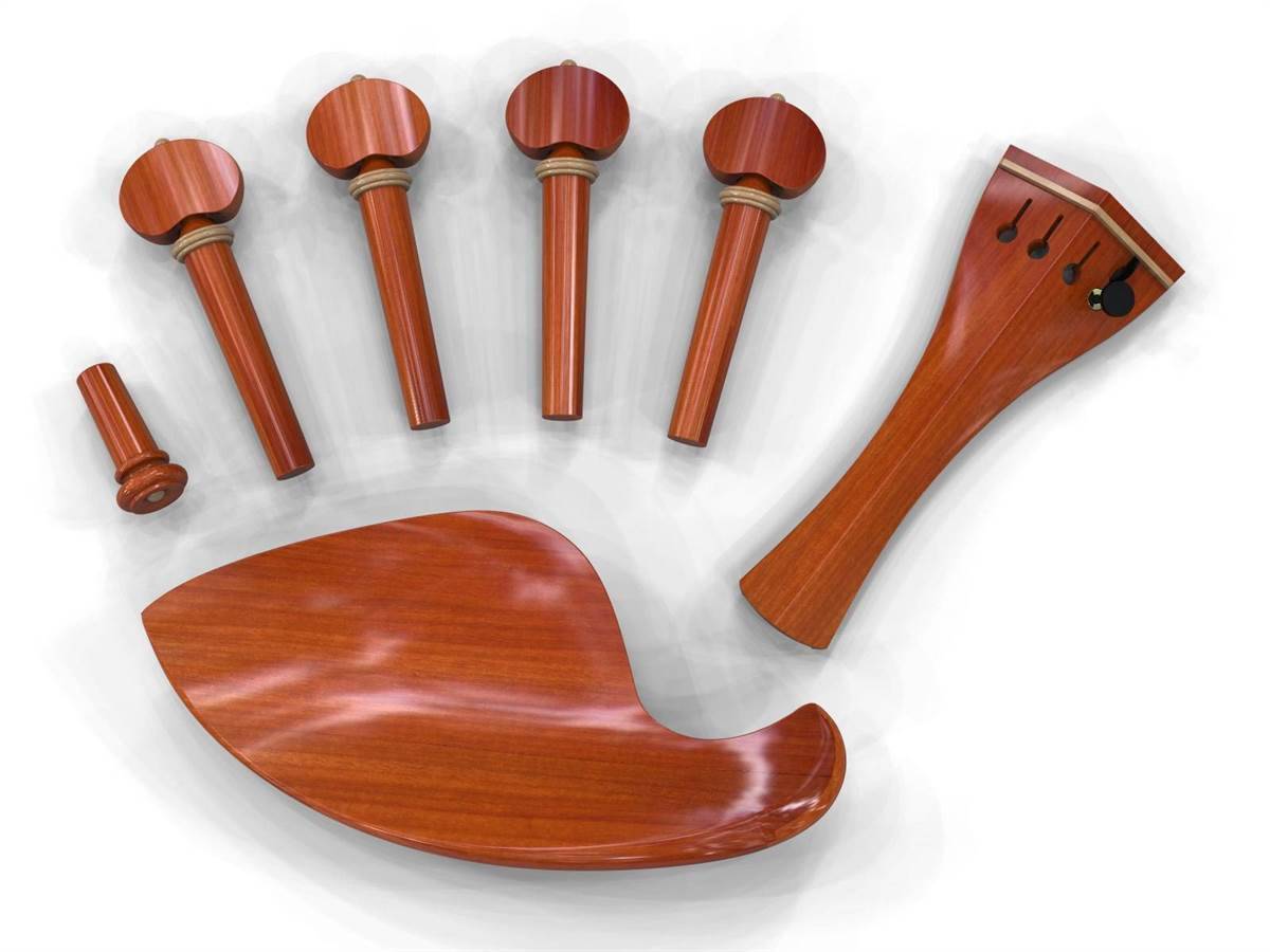 26510 - STRADPET TITANIO TIRACANTINO VIOLINO LEVER AVVITATO LUCIDO - Foto 5