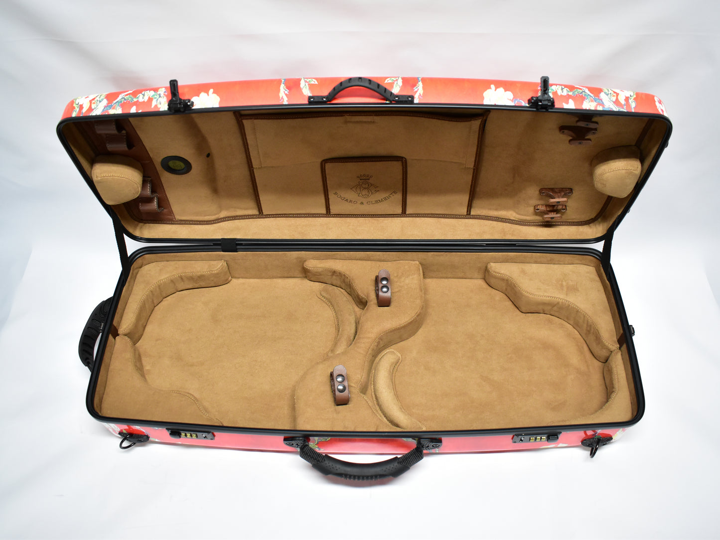 Carbon fiber case for two violins and bows Marta Twin model #53