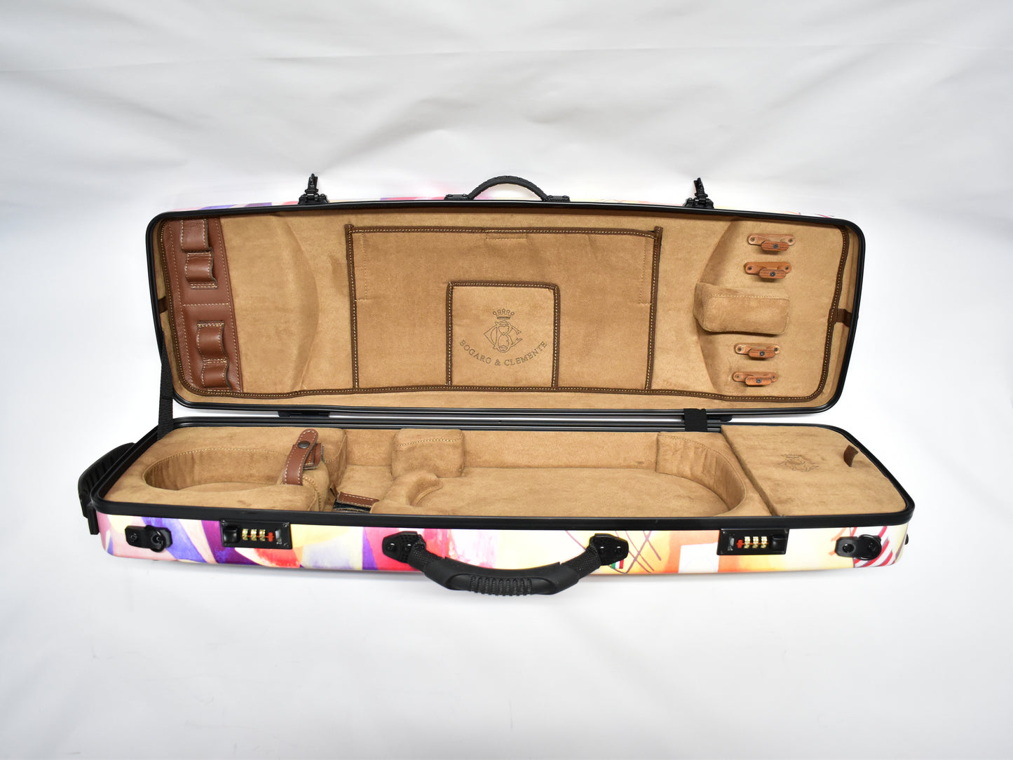 Carbon fiber case for violin and bow Nicole model #50